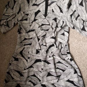 Loft palm leaf romper